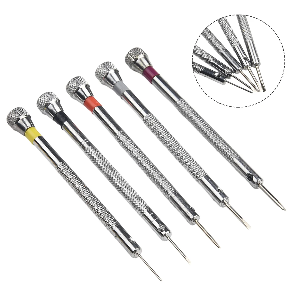 Essential 5 Piece Precision Screwdriver Set for Watchmakers and Jewelry Repairers Superior Quality and Precision