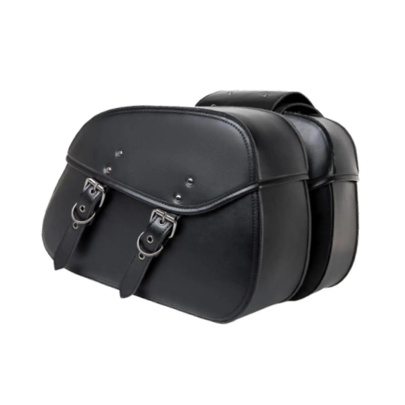 Generic Motorcycle Saddlebag Adjustable Convenient Motorcycle Luggage Bag