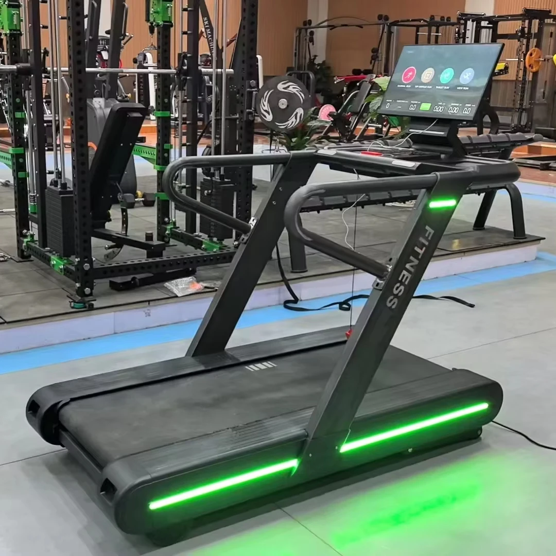 

Double Load Bearing Gym Equipment Mirror-phone Monitor Treadmill Price Commercial Treadmill Anti-static Parts