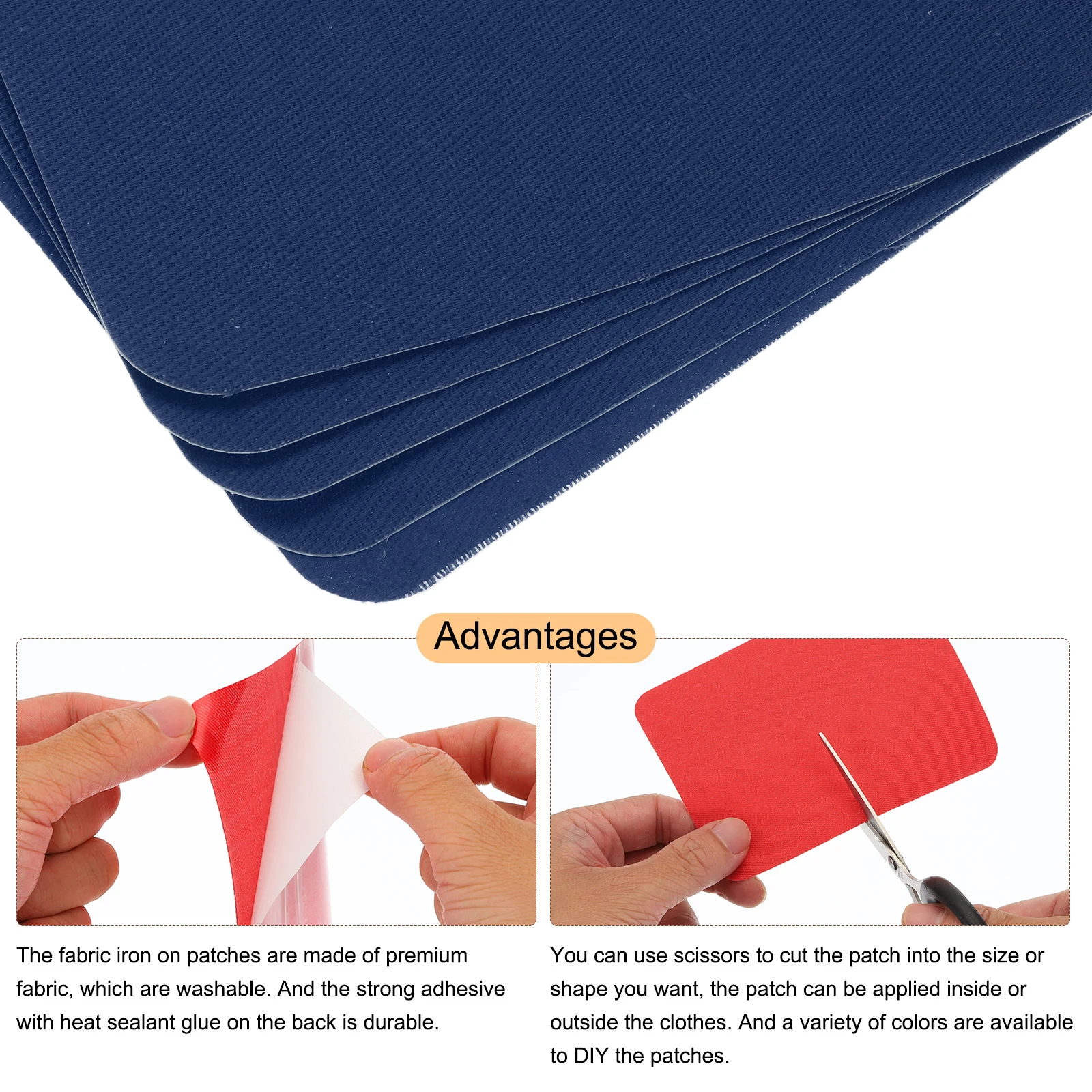 12 pezzi toppe termoadesive per abbigliamento toppe per riparazione tessuti termoadesive per vestiti pantaloni borsa foro riparazione decorazione