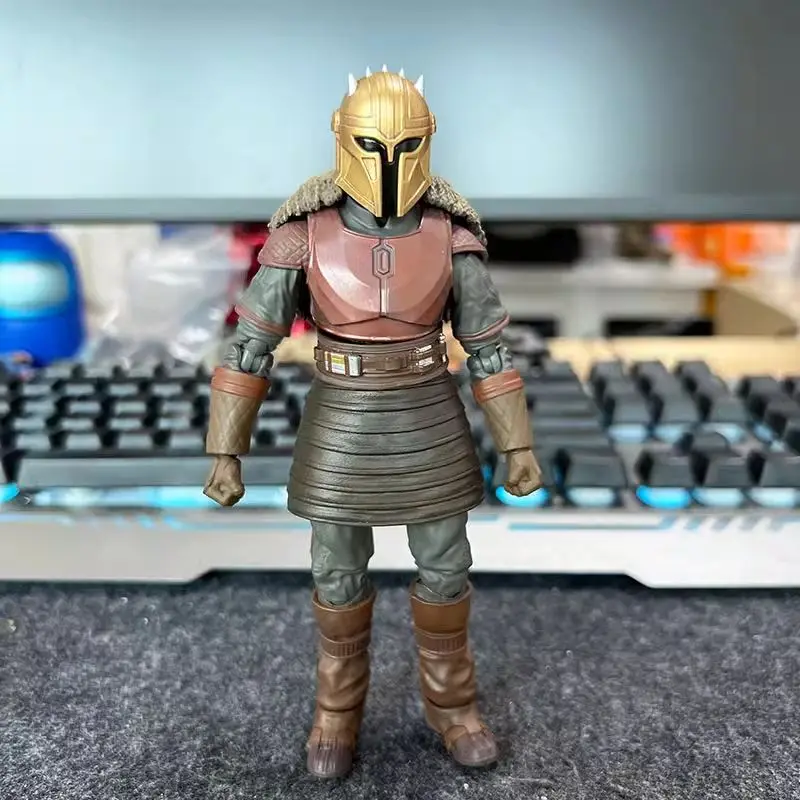 Genuine Bandai Shf Star Wars Soul Limited Mandalorian Blacksmith Armor Action Figure Collection Model