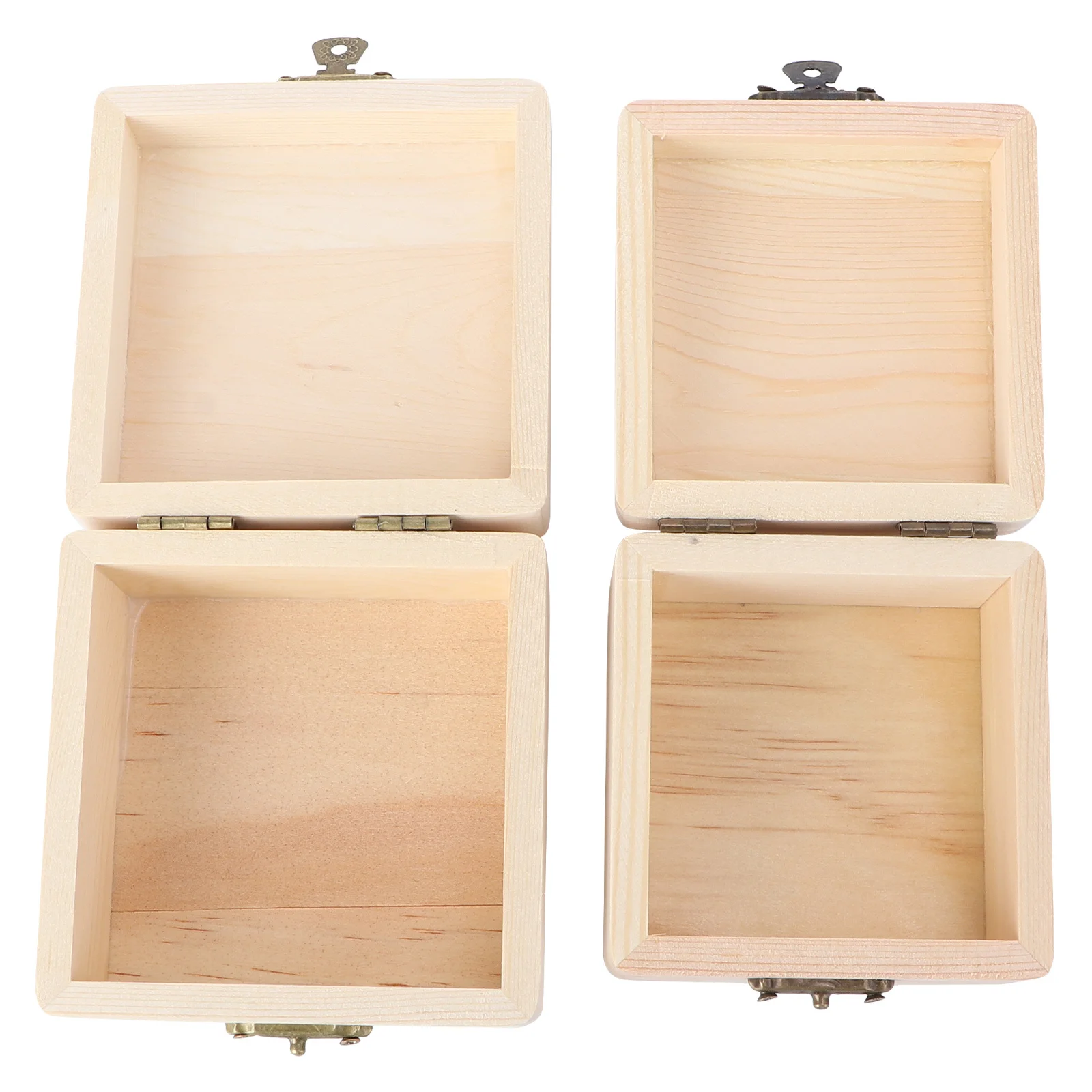 

2 шт., экологически чистая деревянная подарочная коробка, маленькая коробка для хранения ювелирных изделий, нежный чехол для конфет на свадьбу, день рождения, коробка для хранения ювелирных изделий,