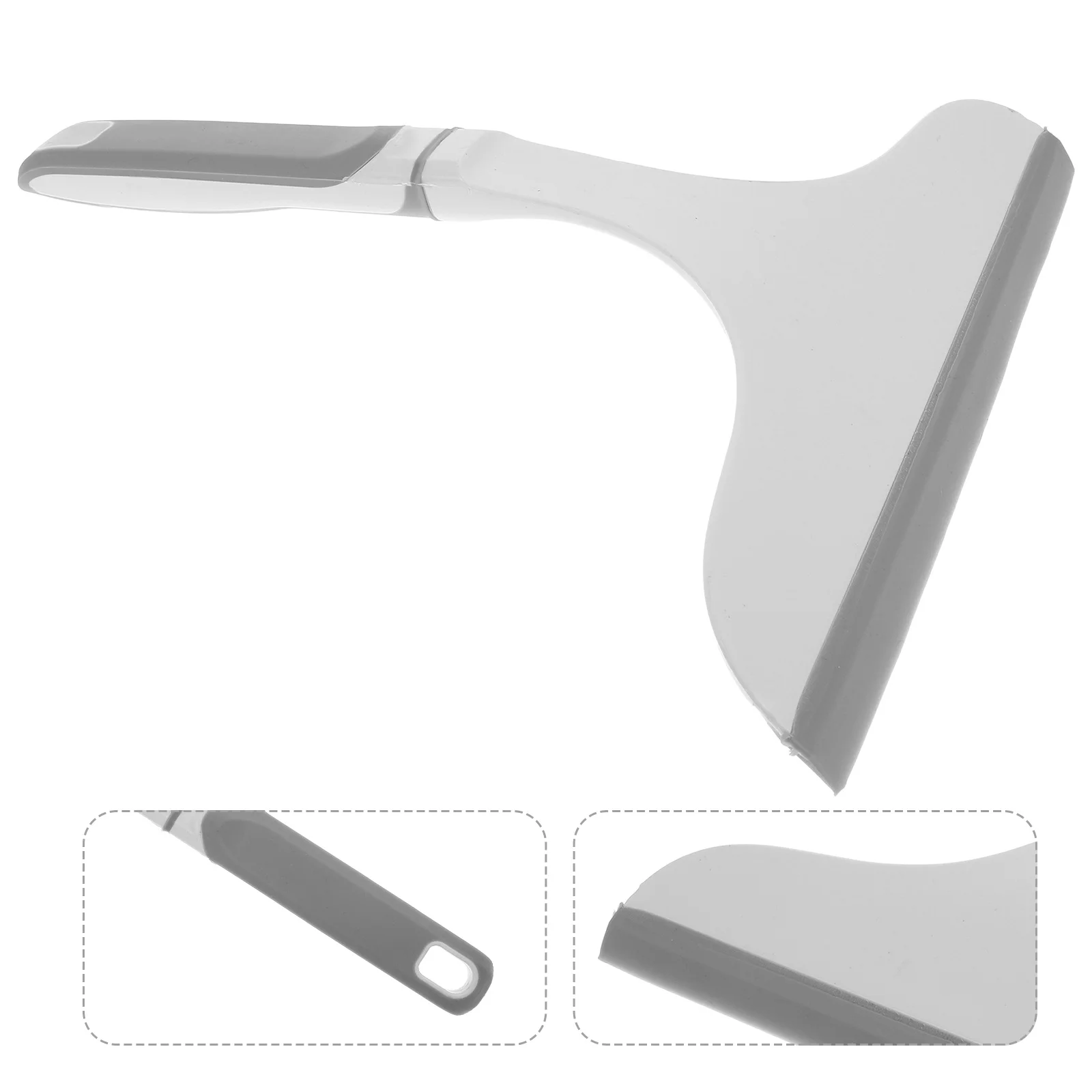

Ergonomic For Bathroom Shower Doors Tile Walls Mirror Cleaning Soft Blade Reusable Window Scraper Efficient Water