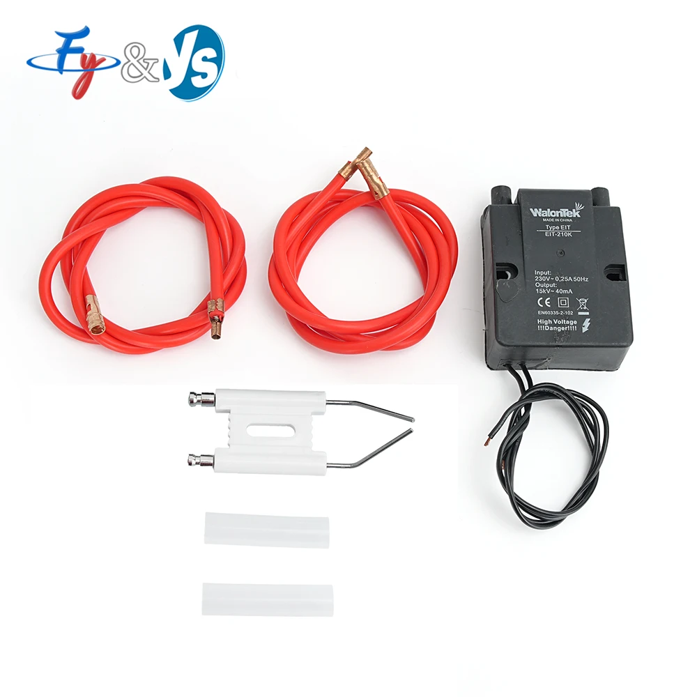 220V High Pressure Voltage Pulse Igniter, 15KV Ignitor Transformer, Ceramic Ignition Needle, For Fuel Burner, Waste Oil Burner