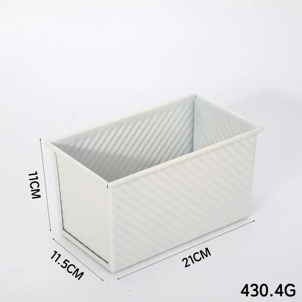 Carbon Steel Baking Mold Nonstick Corrugated Toast Pan With Lid For Kitchen Bread Cake Making Equipment Tool