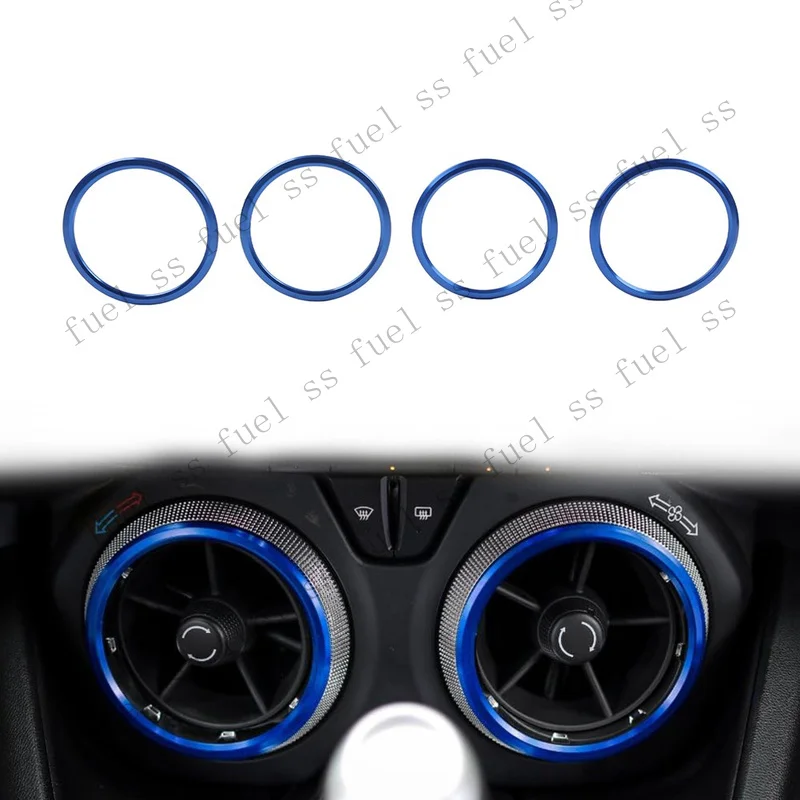 S+ Blue Air Condition Vent Outlet Ring Cover Trim For Chevrolet Camaro 2017-2022