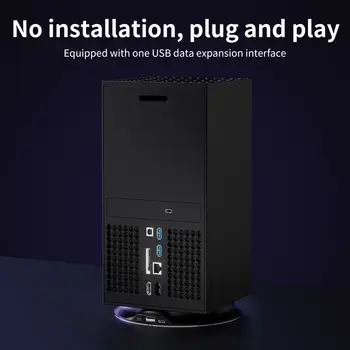 全新 Xbox Series X 主機 RGB 底座垂直散熱支架,適用於 Xbox 主機配件 10 最佳銷售 Xbox Series X 支架 - №6