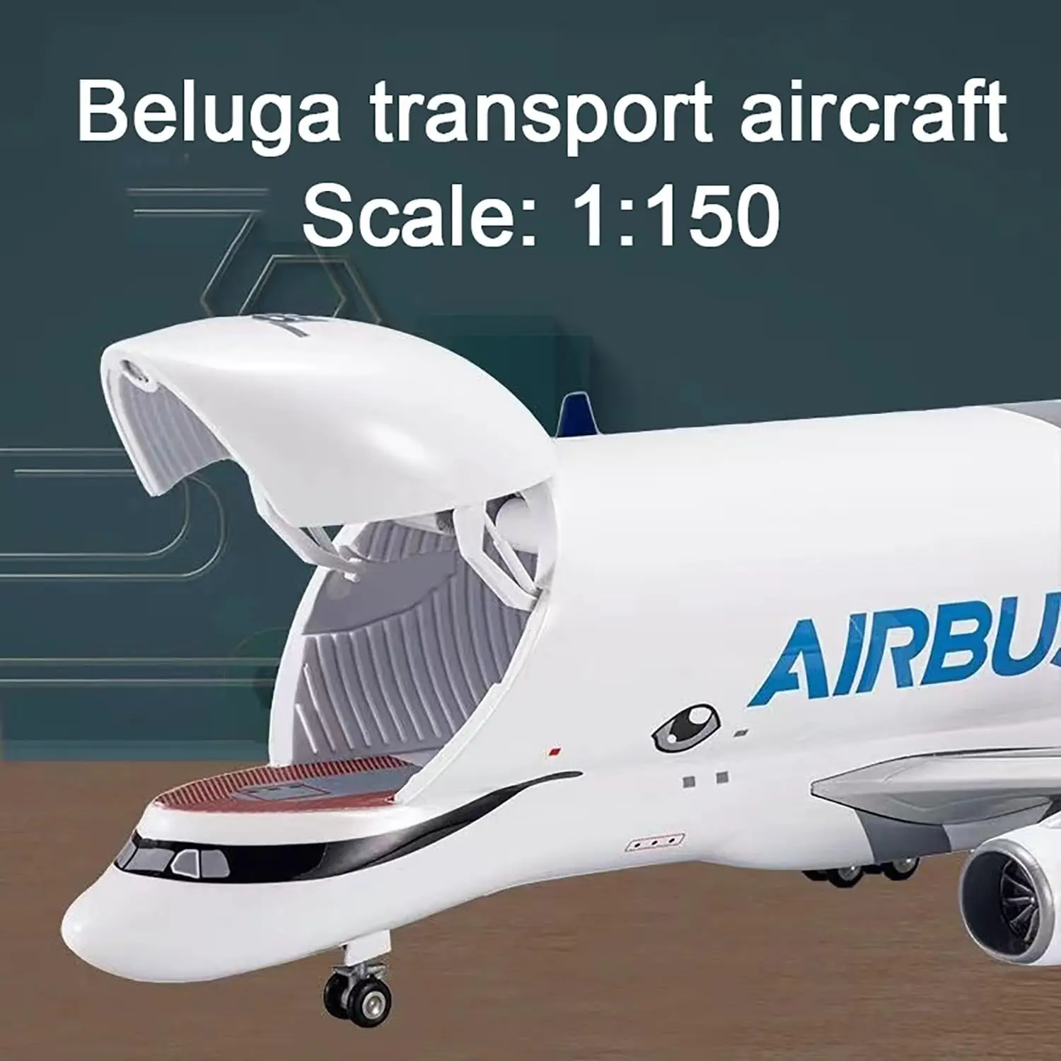 

Airbus A330-600ST Beluga 1/150 Decast Aircraft Model Kit Military Transport Model Souvenir Plane Toy Collection Suitable Gifts