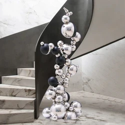 Home Interior Decoration Abstract Art Sculptures Figurines Large Floor Decor Model Room Entrance Decoration Modern Luxury Orname