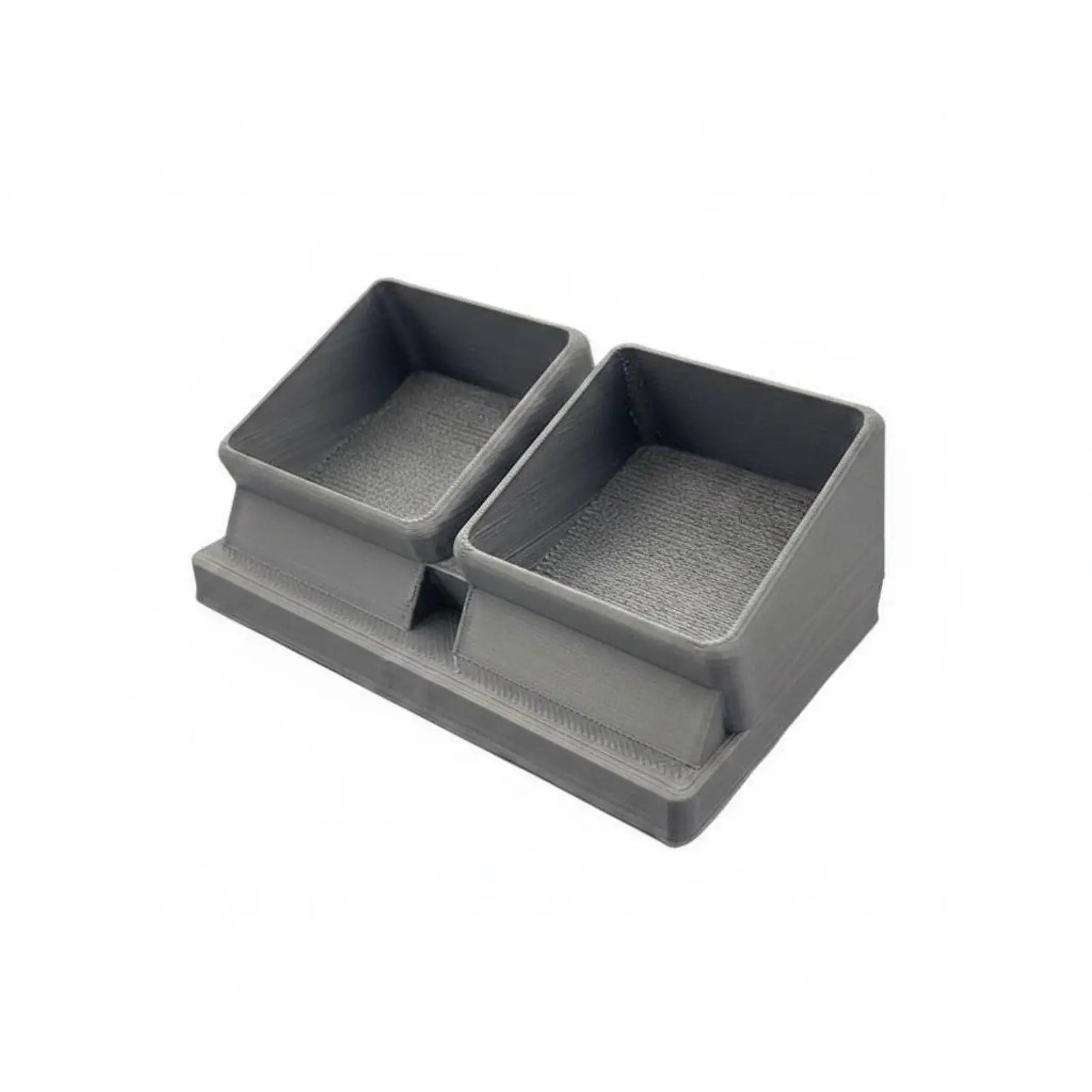 Plastic Paint Rack with Modular Slots for Hobby Desk Organizer Fits Square Craft Bottles