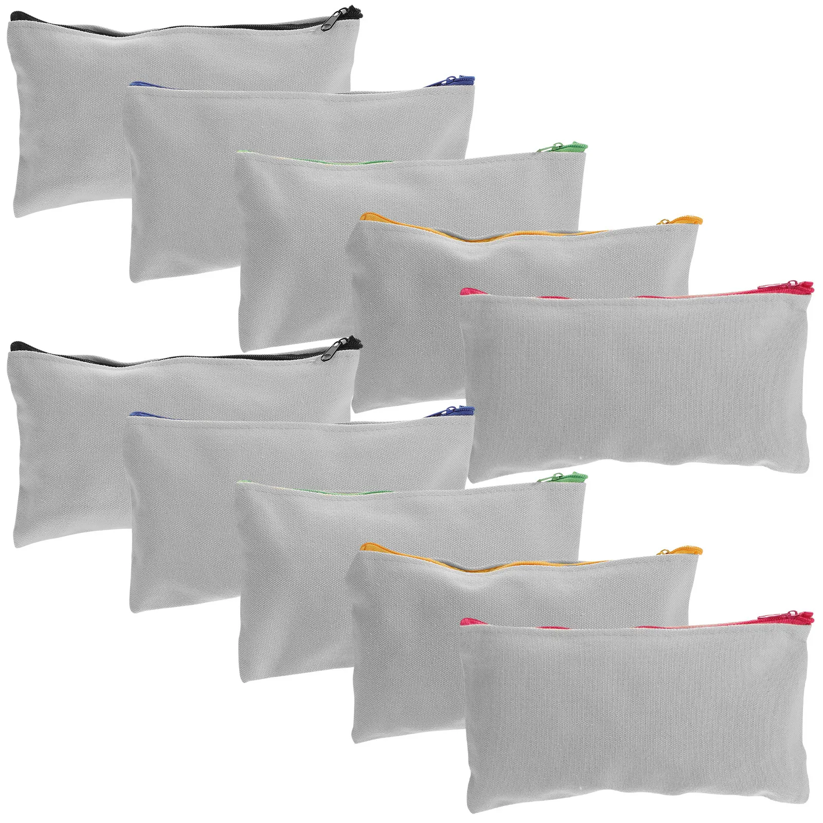 

Набор из 15 многоразовых пеналов для карандашей с сублимационной печатью, маленькие дорожные контейнеры для девочек, для косметики и аксессуаров