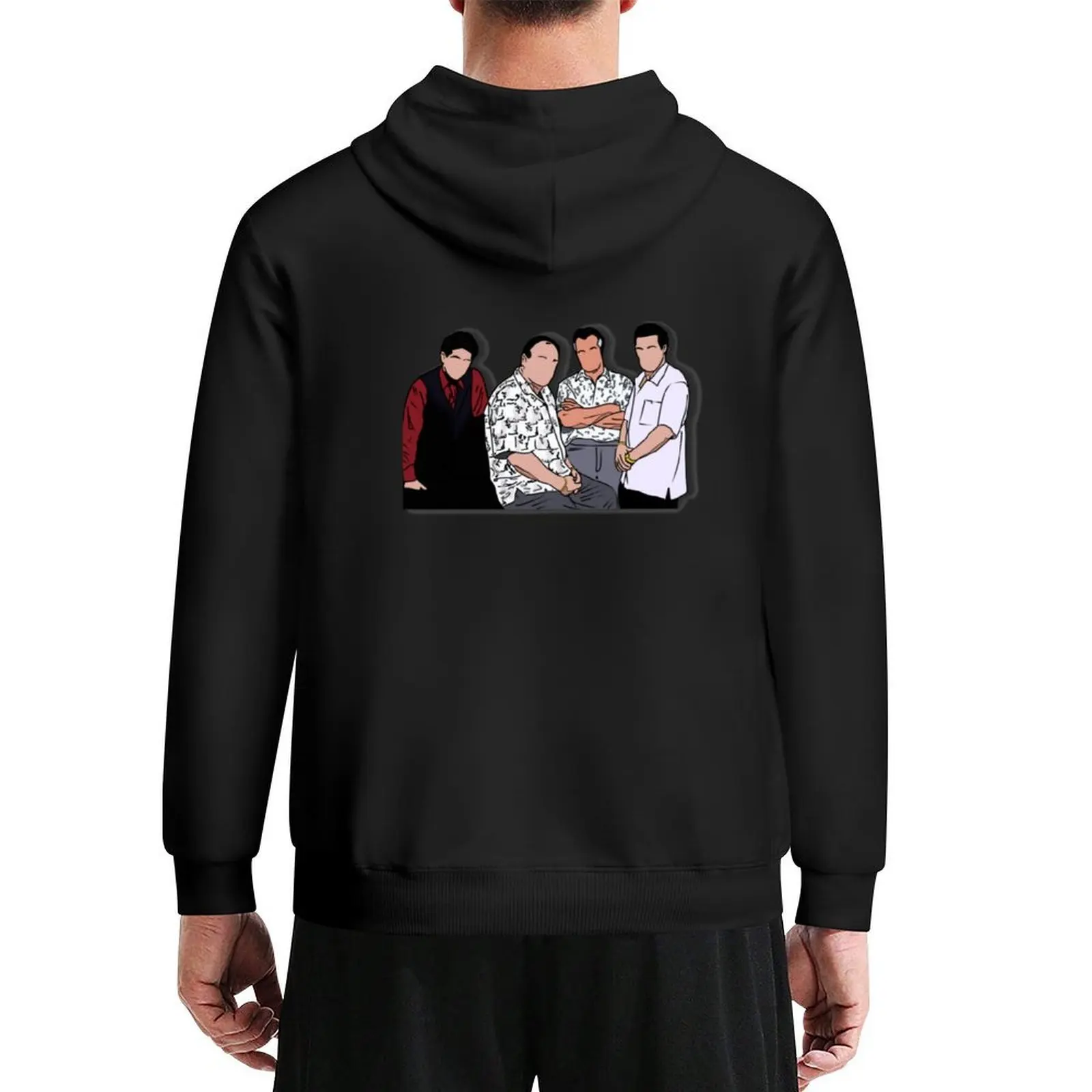 

The Sopranos hand drawn stylised characters Hoodie hooded shirt men's coat clothes for men aesthetic clothing hoodie men