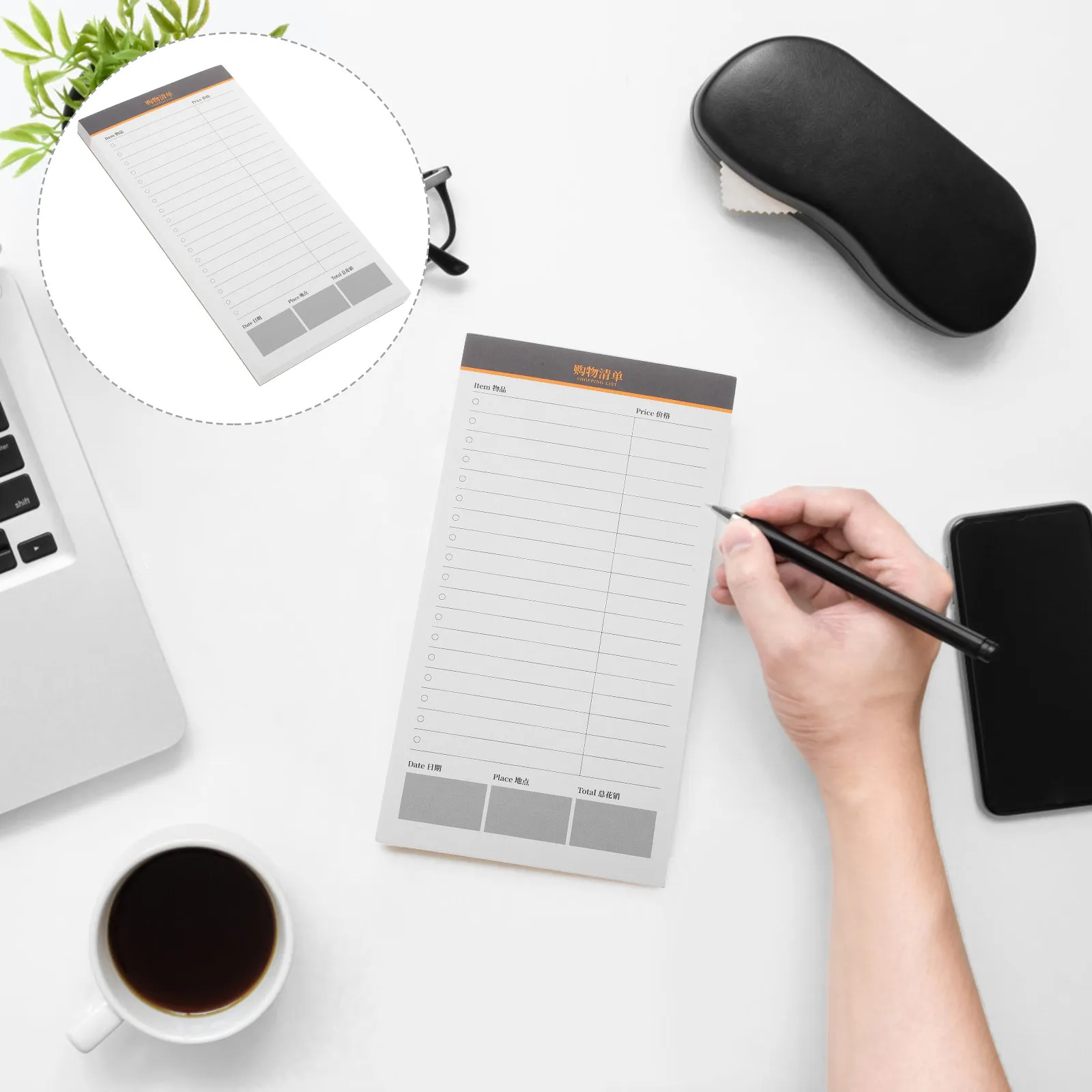 

Разрывной блокнот для списка покупок, компактный ежедневный блокнот для планирования походов за покупками, еженедельный органайзер-планировщик, портативный блокнот для заметок о покупках