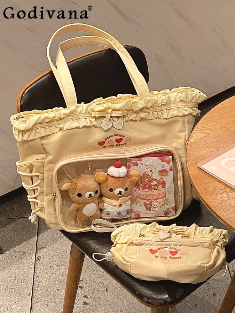 

Сумка-тоут с 2D-принтом в стиле комиксов Sweetheart Girl, оригинальный дизайн, маленькая вместимость, с лентой, для повседневных поездок, на каждый день, женская сумка через плечо