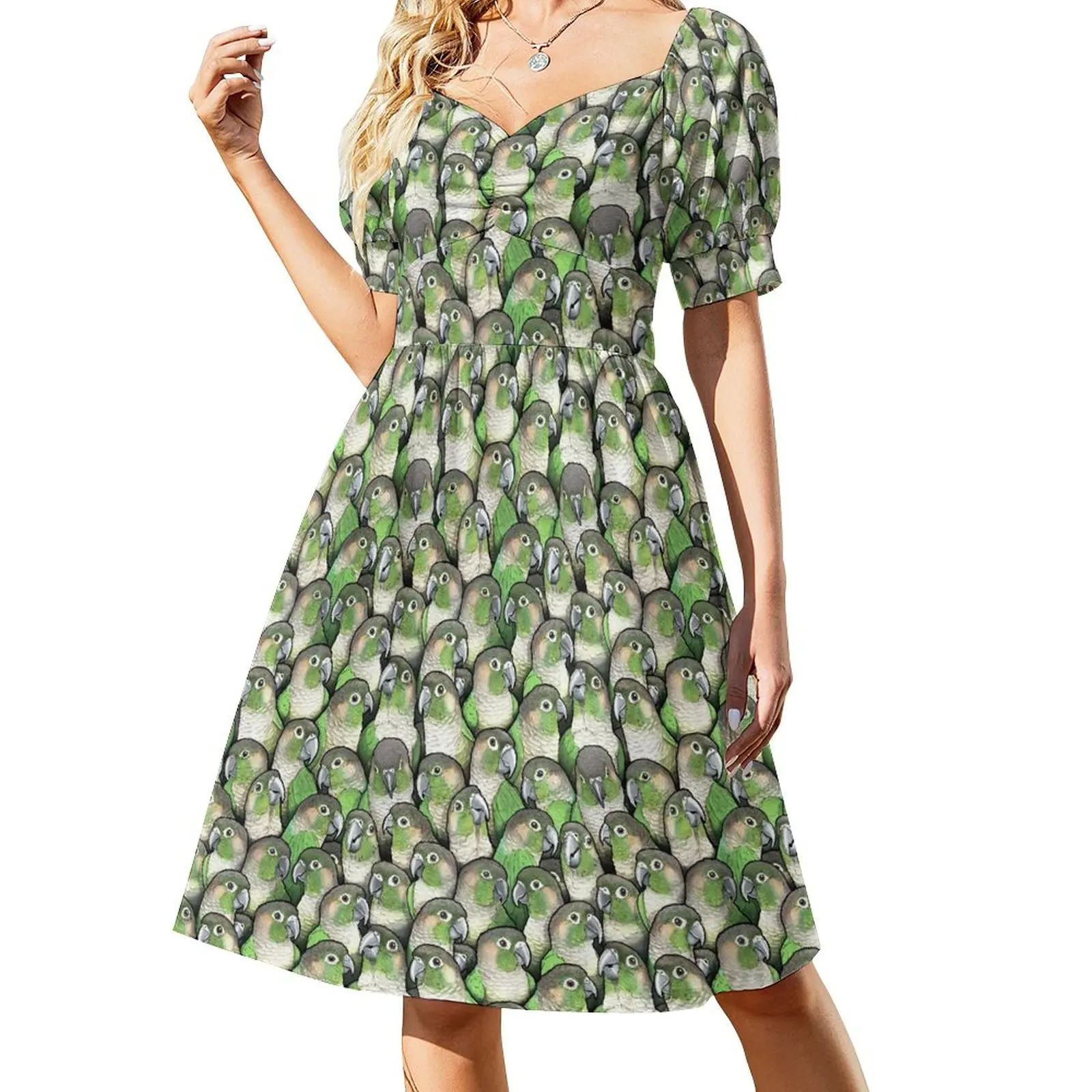 Green-cheeked Conures Dress luxury woman evening dress Women's evening dress