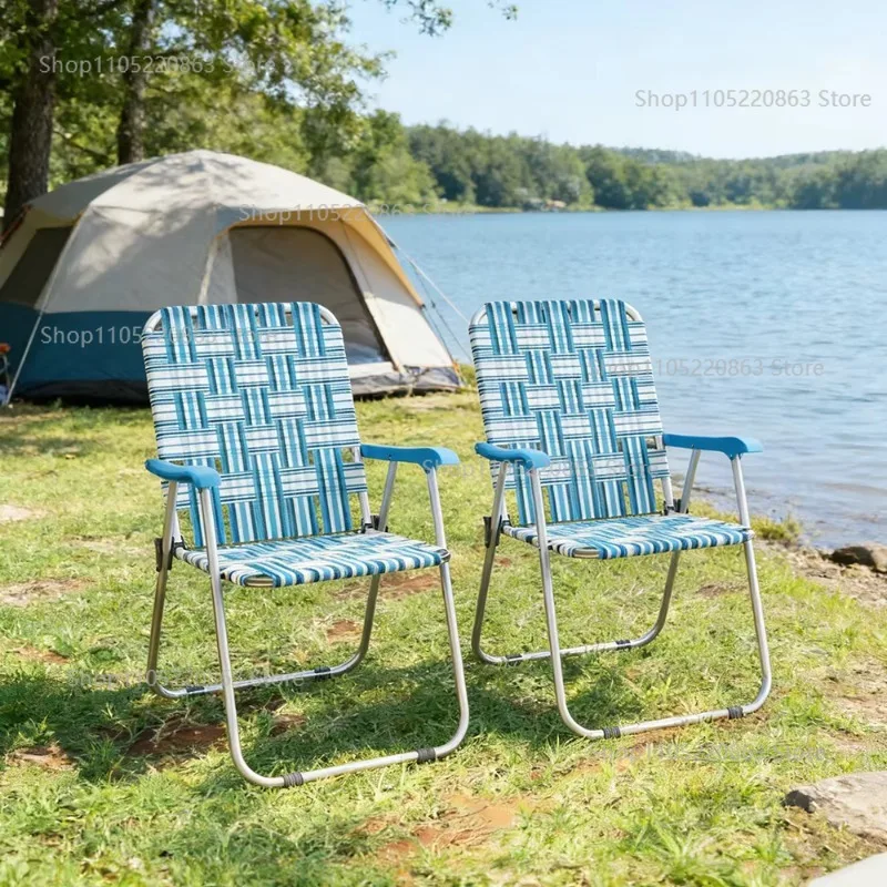 

Mesh folding chair, outdoor beach chair, portable camping chair, suitable for courtyard and garden