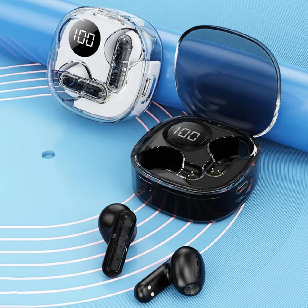 Headset In-ear Earphone Wireless Earphones with Enc Noise Reduction 13mm Speaker Unit for Enhanced for Comfortable for On-the-go