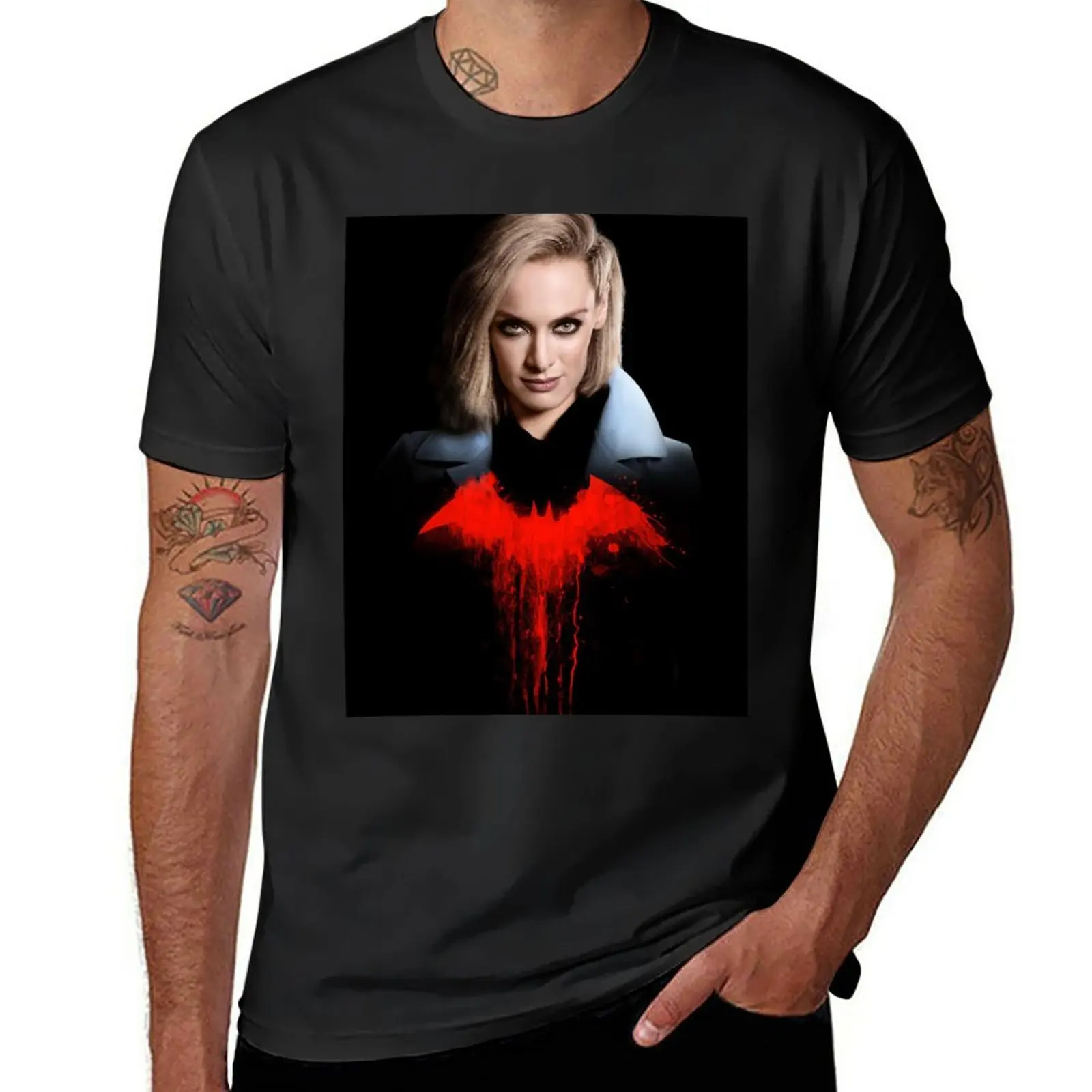 Nowa koszulka Alice Batwoman grafika t shirt plus size t shirt śmieszne t-shirty czarne t-shirty dla mężczyzn