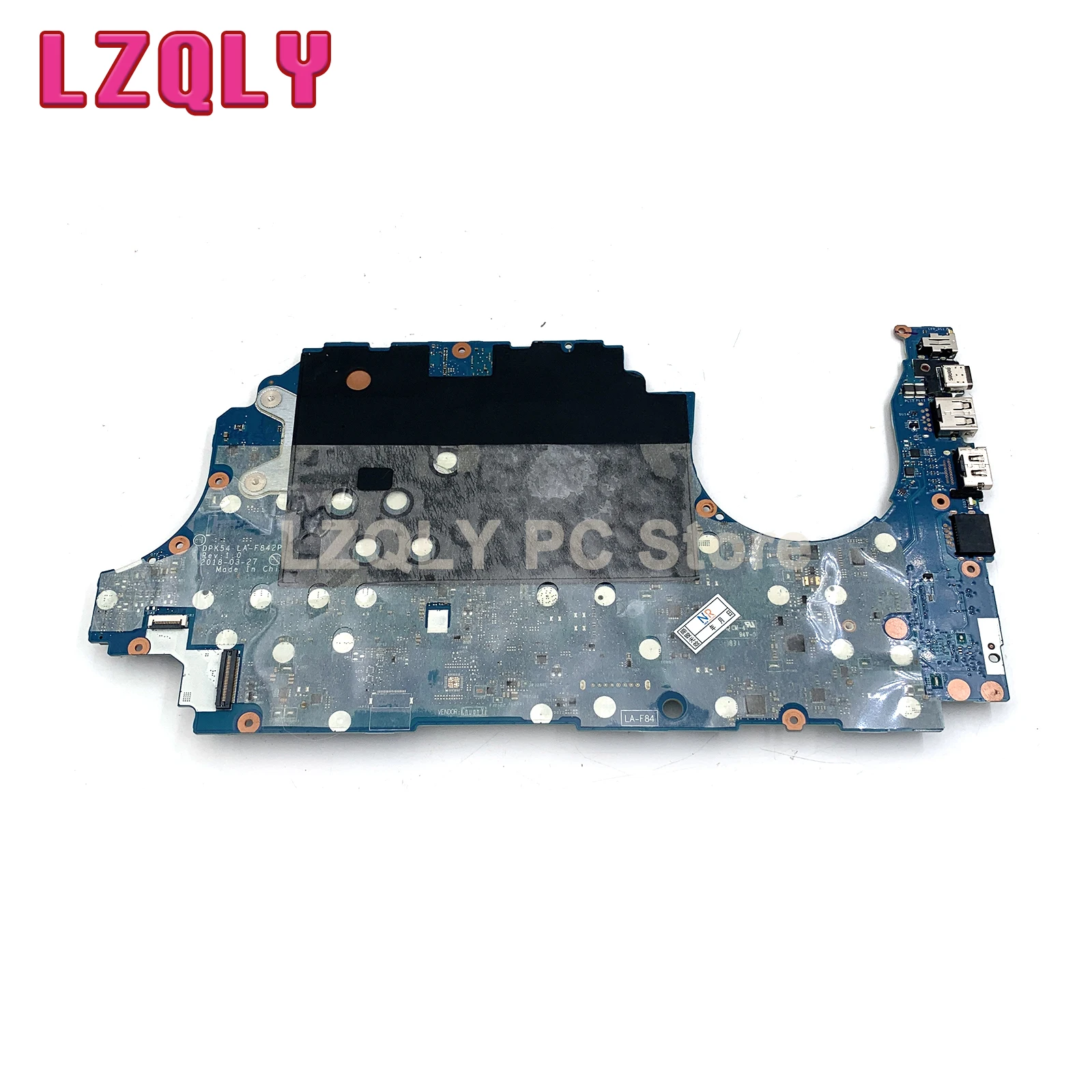 For HP Pavilion Gaming 15-CX Series Laptop Motherboard DPK54 LA-F842P L20304-601 L20304-001With I5/I7 CPU GTX1060 3GB