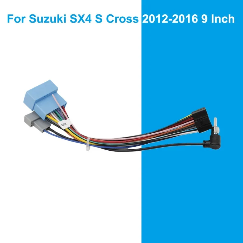 9 Inch Android Car Stereo Frame Kit For Suzuki SX4 S Cross 2012-2016 2Din Radio Fascia Panel Adapter Trim Cover
