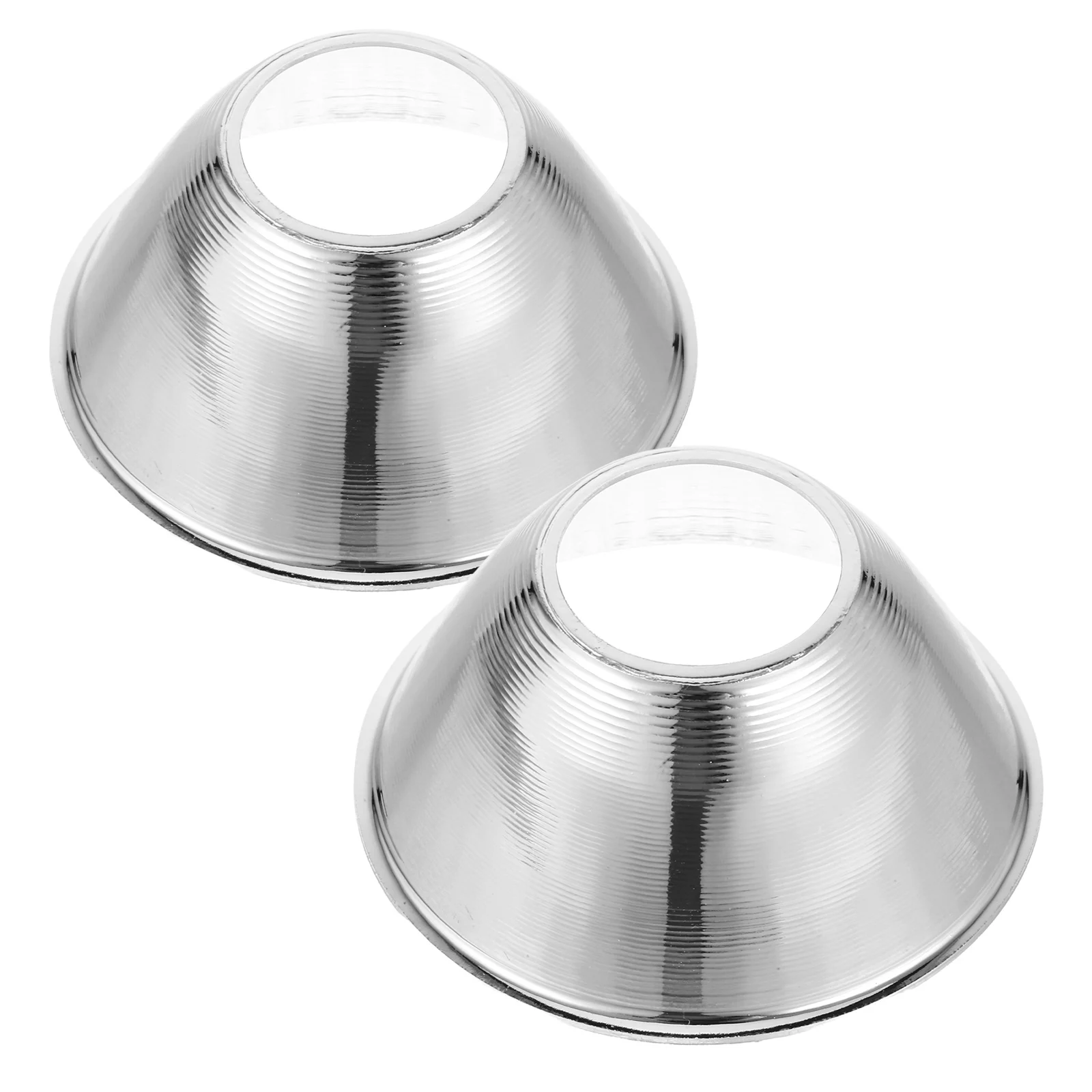 

2 шт., сменная чашка отражателя фонарика, алюминиевое кольцо отражателя, фокусированный луч на большие расстояния для прожектора, уличный аварийный светильник