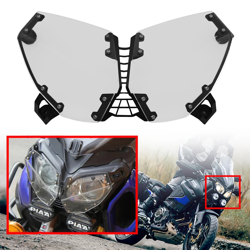 

For YAMAHA XT1200Z Super Tenere 2010-2018 2017 2016 2015 Motorcycle Headlight Cover Headlight Guard Protector Grille Grill Cover