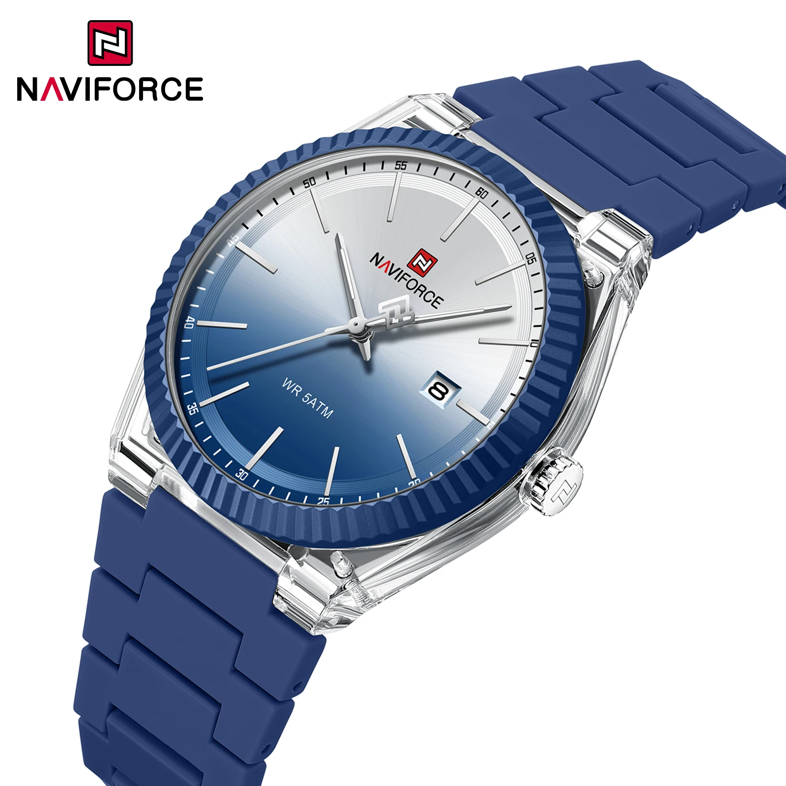 

NAVIFORCE NF6116 Fashion Men’s Quartz Watch Date Display Luminous Hands 50M Waterproof Sports Casual Watches for Man