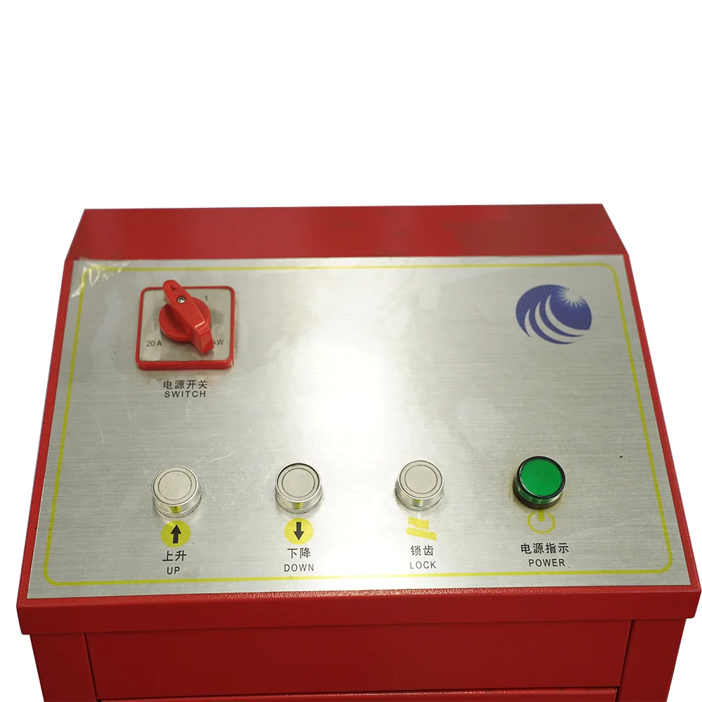 رافعة مقصية تستخدم جسر الرفع المقص للسيارة على الأرض مصعد السيارة المقصية