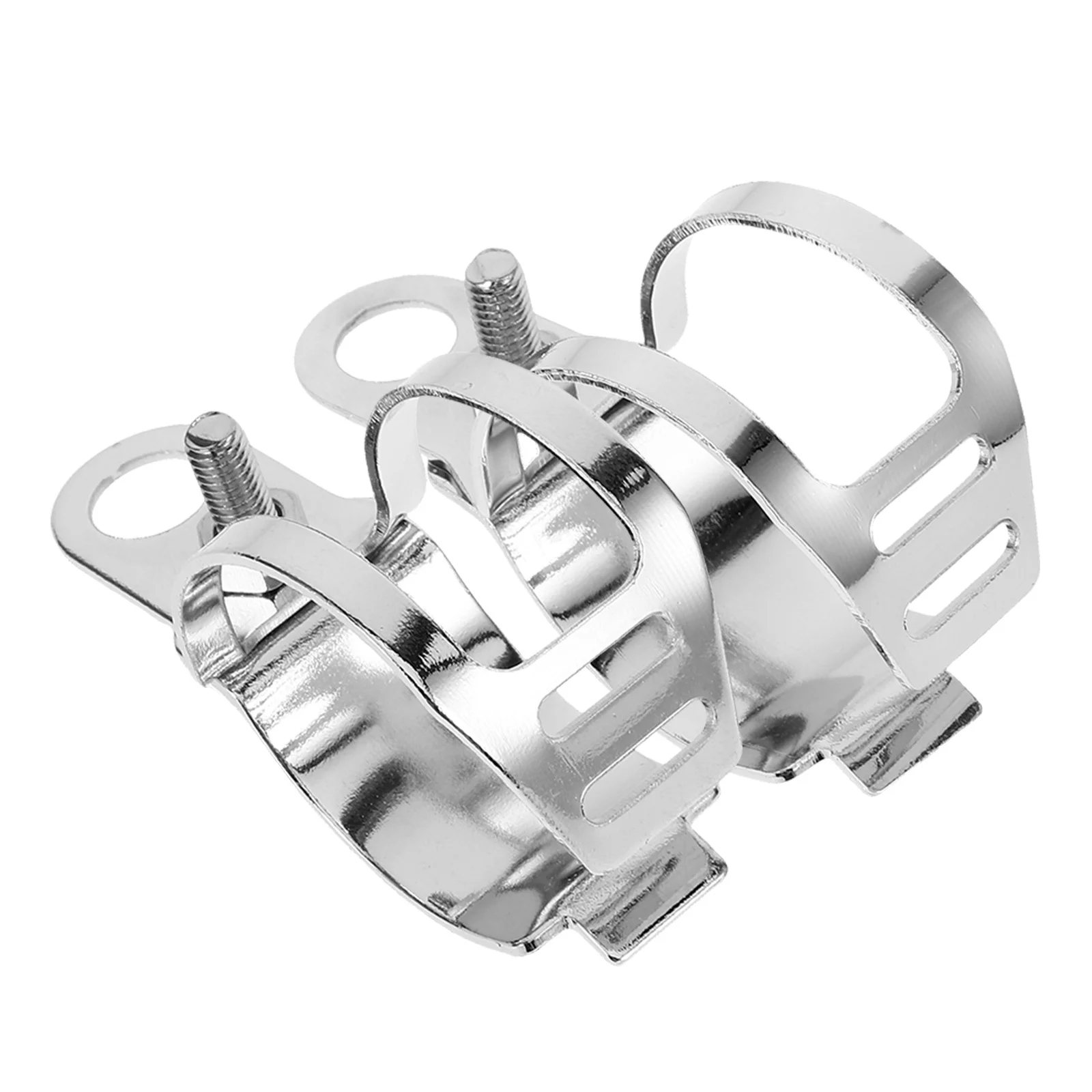 

2pcs Motorcycle Turn Signal Light Bracket Electroplated Fork Mount For Headlamp Indicator Stable Vibration Reduction Accessory