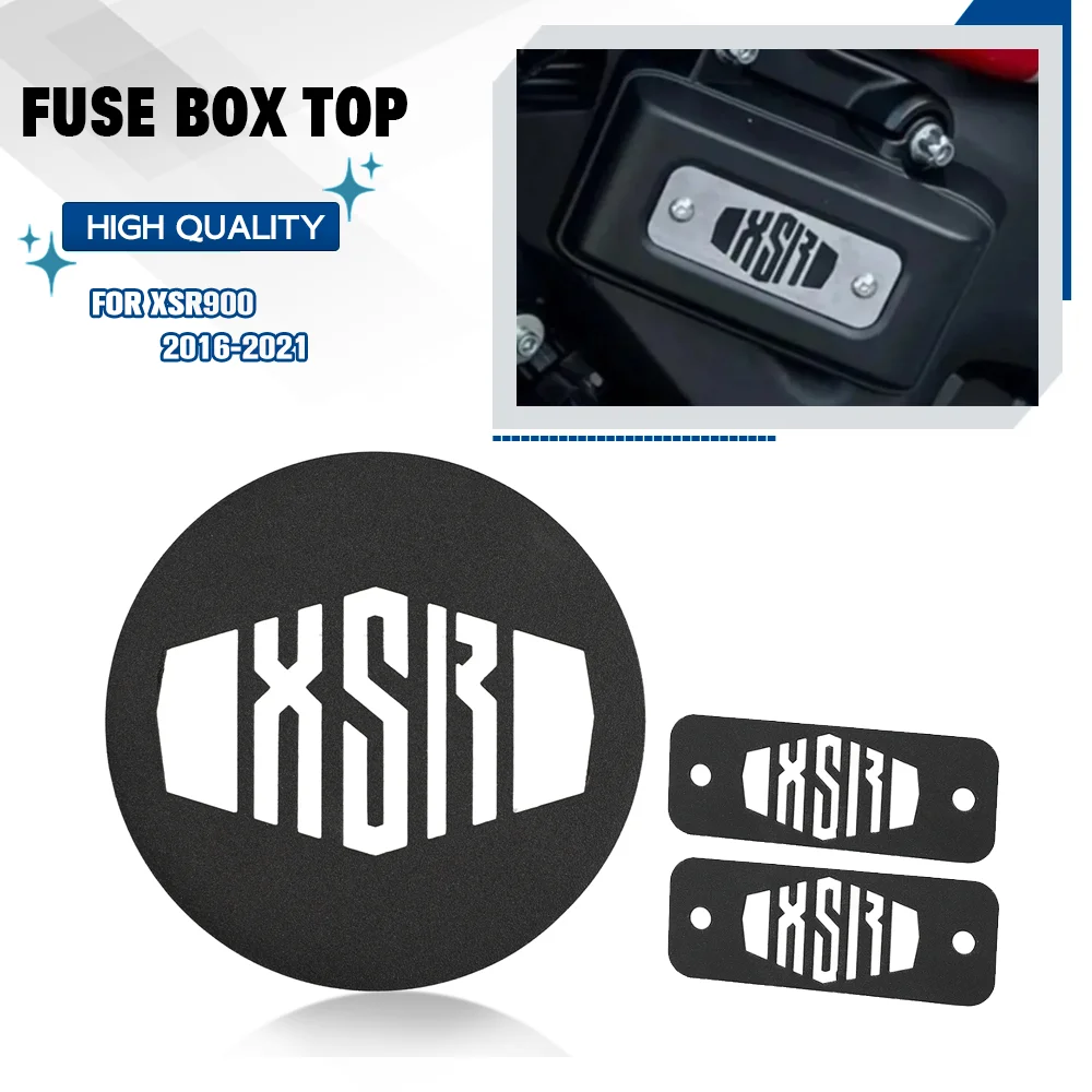 FOR Yamaha XSR900 XSR 900 2016-2021 Motorcycle CNC Accessories Aluminium Clutch Cover Engine Top Decorate Fuse Box Top Plates