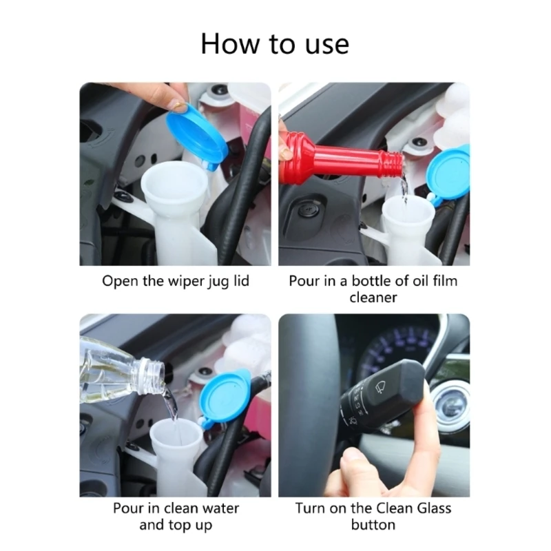 Car Glass Oil Film Cleaner, Glass Film Removal Agent, Car Windshield Oil Film Cleaner,Glass Oil Film Remover