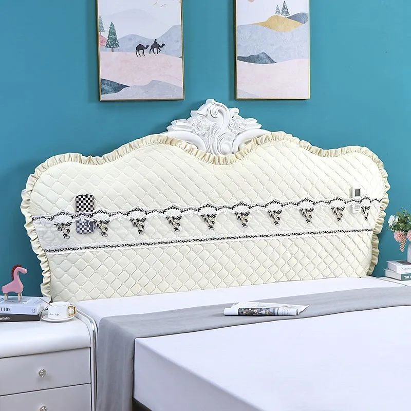 Customized Arc-shaped Shaped European Style Headboard Cover Concave Convex Headboard cover Fully Wrapped Headboard Cover ZG874