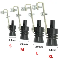 1Pcs Auto Accessories Turbo Sound Whistle Vehicle Refit Exhaust Pipe Sound Simulator Universal S/M/L/XL Muffler Device Car