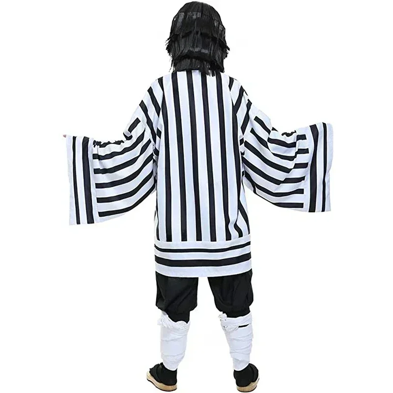 SN88 Iguro Obanai Cosplay Anime Demon Slayer Kimetsu No Yaiba Iguro Obanai Haori Kimono Cosplay Costume White Snake Props * #2 @