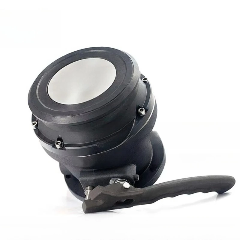 Aluminum adapter valve without observation glass