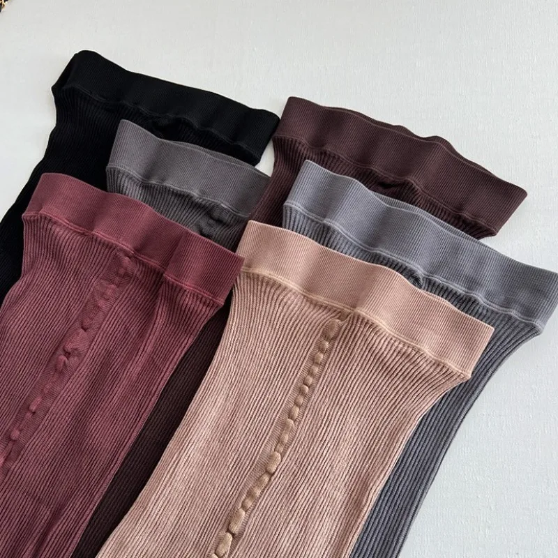 

Тонкие хлопковые колготки, однотонные простые базовые носки, универсальные красивые носки с вертикальной ножкой, супер мягкие эластичные носки, модные