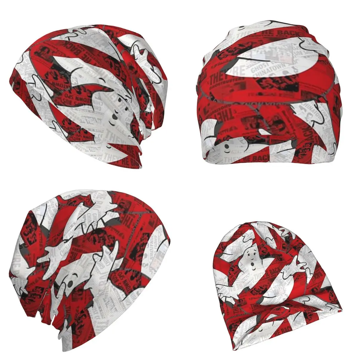 

The GhostBusters Logo Pattern Warm Knitted Cap Hip Hop Bonnet Hat Autumn Winter Outdoor Beanies Hats for Men Women Adult