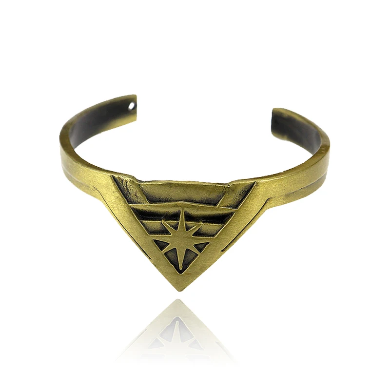 Movie Wonder Woman Charm Bangle Diana Prince Tiara Bracelets Bangles for Women Men Jewelry Gift