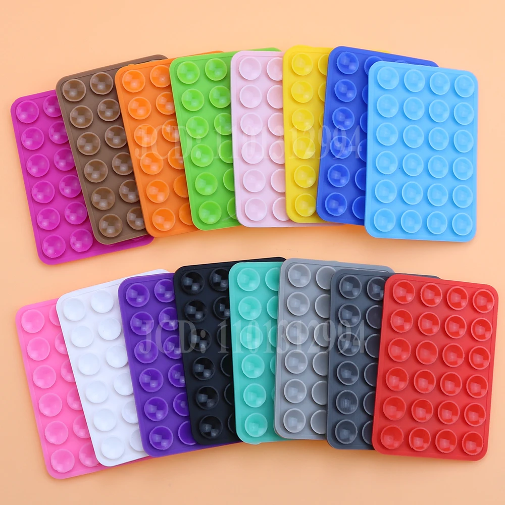 Двусторонняя силиконовая присоска для крепления мобильного телефона, клейкая силиконовая резиновая присоска на присоске для фиксированной подушечки