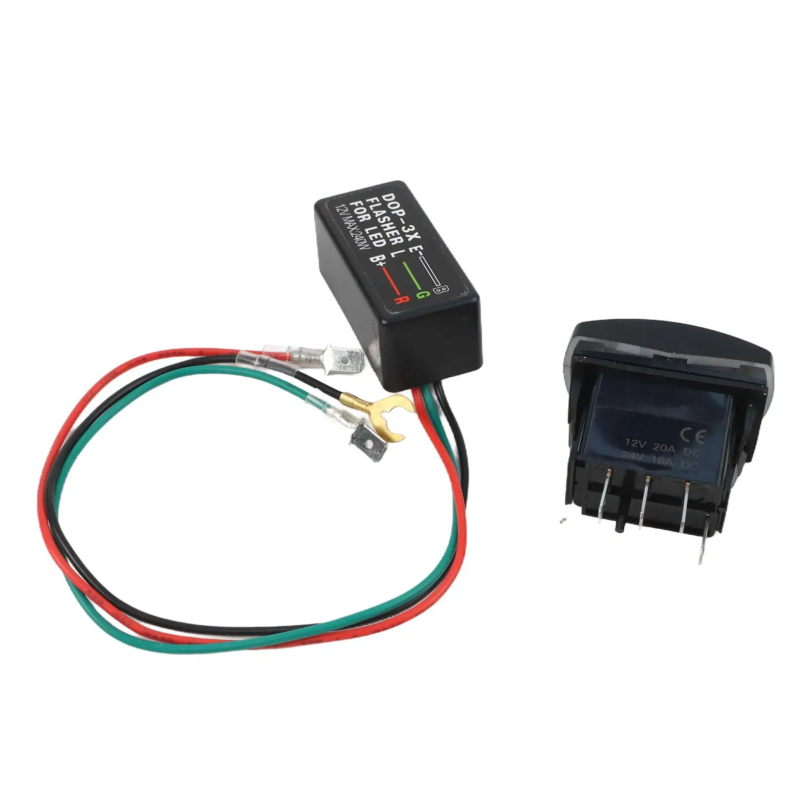 As Shown In The Figure for atv Turn Signal Kit 3-Wire Hookup System Compact Dashboard Design Enhanced Visibility Indicators