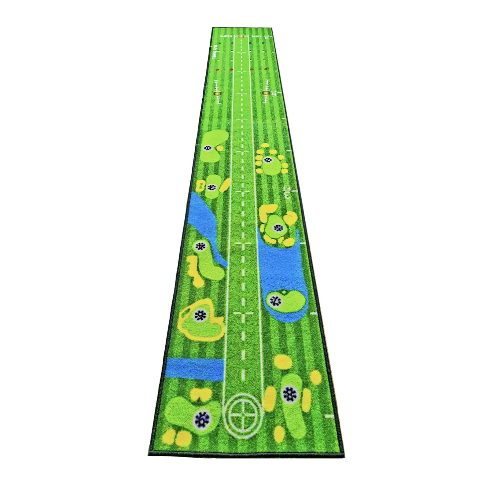 Golf Putting Mat Batting Pad Beginner Lightweight Golf Training Equipment for Office Indoor Outdoor Home Backyard Golfers Gift