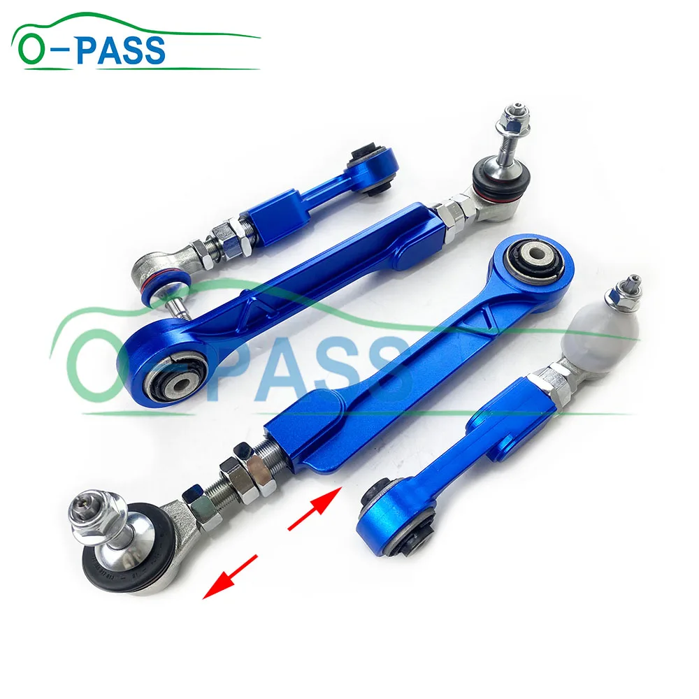 OPASS Rear Adjustable Camber Toe Arm Kit For BMW X-Series X5 E70 F15 F85 X6 E71 E72 F16 F86 2007- 33326796001 33324046917