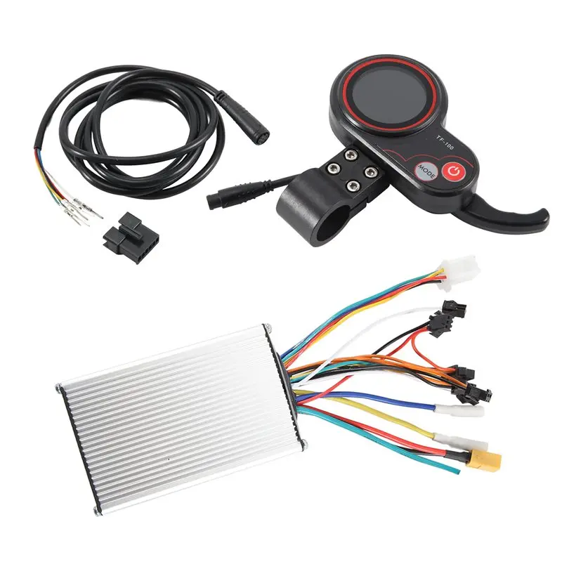 NEW HOT In Stock-48V 21A Electric Scooter Brushless Controller+TF-100 LCD Display Throttle Meter For Kugoo Pro Electric Scoot
