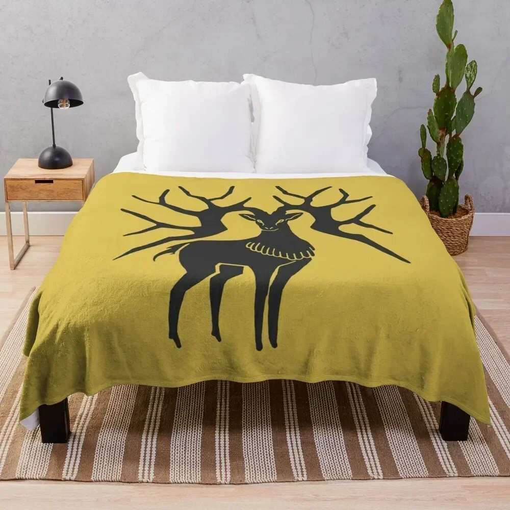 

Fire Emblem: Three Houses - Golden Deer Emblem [Colored] Throw Blanket Soft Sofa Quilt For Decorative Sofa Blankets