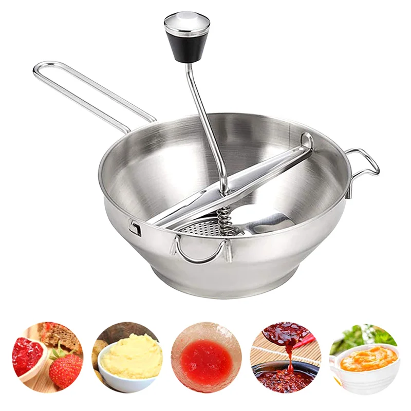 Stainless Steel Food Mixer Jam Mixer Masher Potato Press Masher Potato Press Masher Vegetable And Fruit Grinder