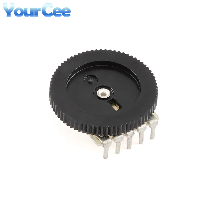 10pcs/lot Sigle/Double Dial Potentiometer 1K 5K 10K 20K 50K 100K Ohm Volume Switch Disk 3 5 Pins B102 B502 B103 B203 B503 B104