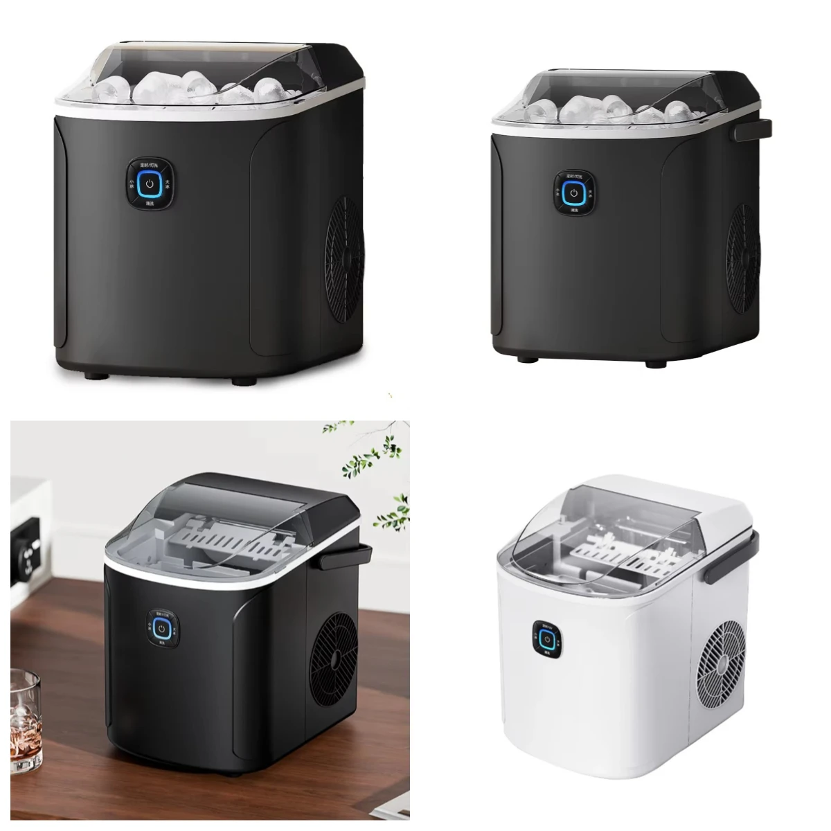 

Mini Countertop Ice Maker Portable Automatic Ice Making Machine for Home Use