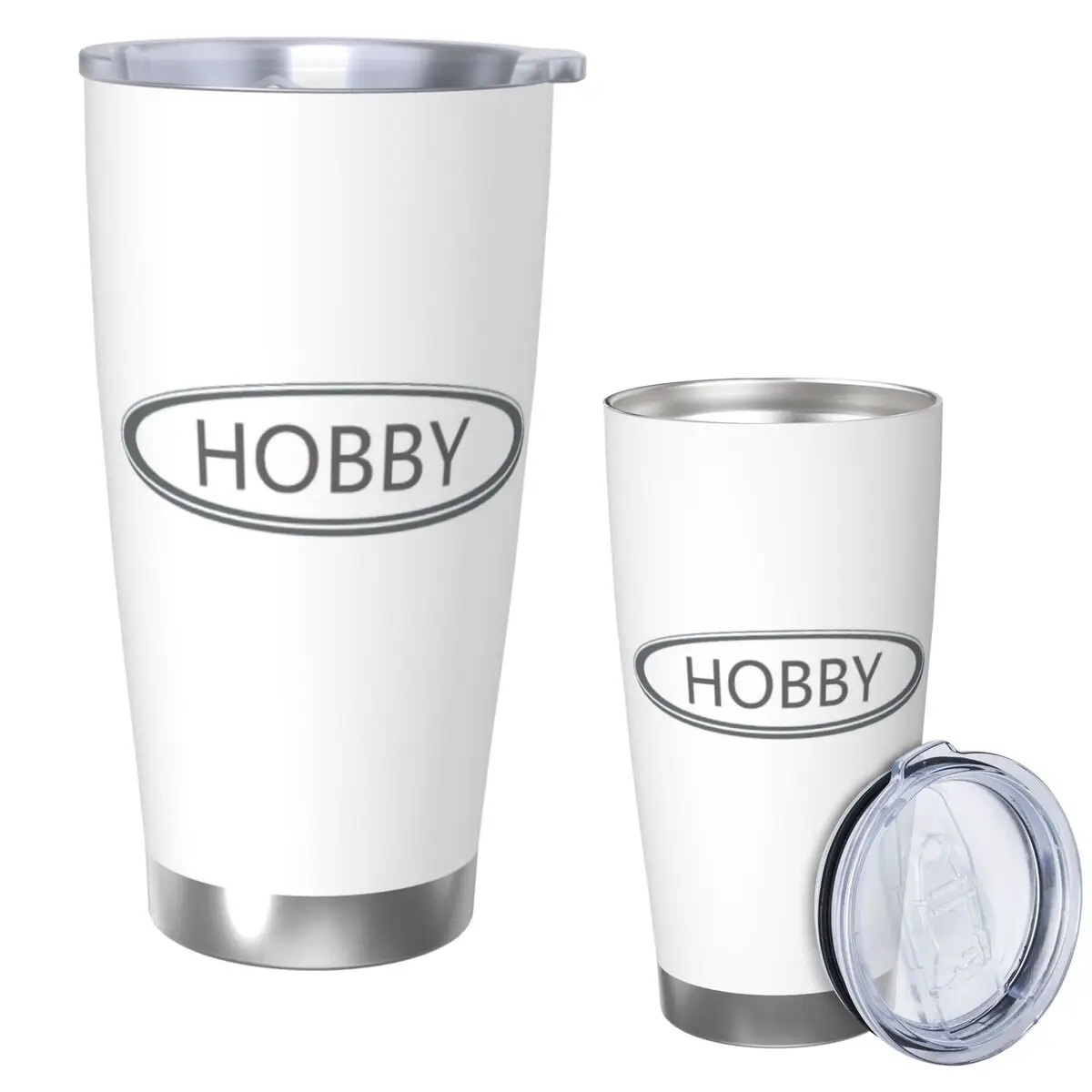 

Hobby Stainless Steel Tumbler Vacuum Insulated Mug Thermal Cold Cup Straws With Lid 20oz