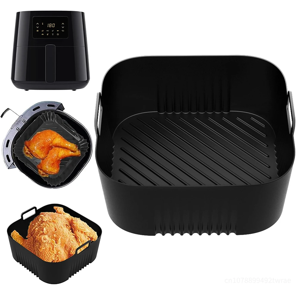 Silicone Air Fryer Liners for Philips HD9252 HD9200 HD9255  Air Fryer Accessories Airfryer Silicone Liners Oven Baking Tray