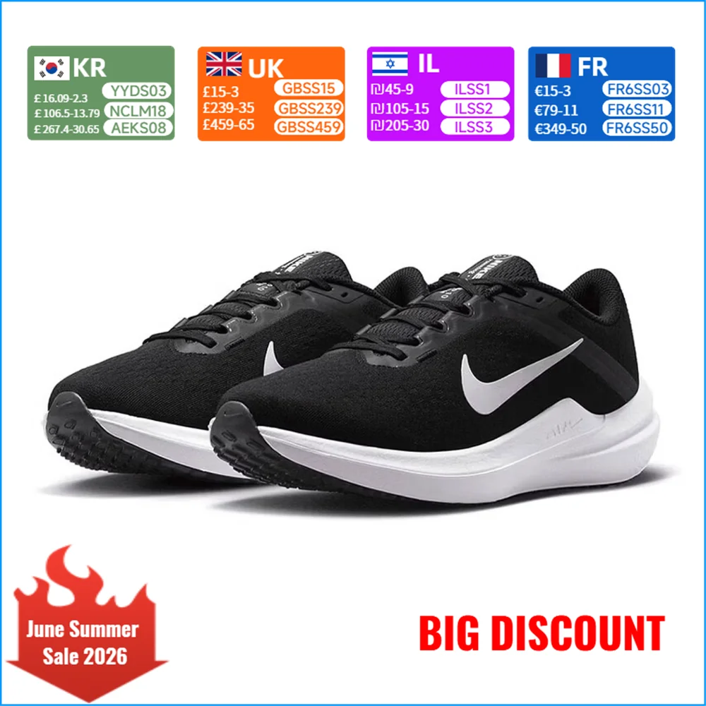 

Nike W Air Winflo 10 Women's Running Shoes - Slip-Resistant, Durable Athletic Training Running Shoes DV4023-003
